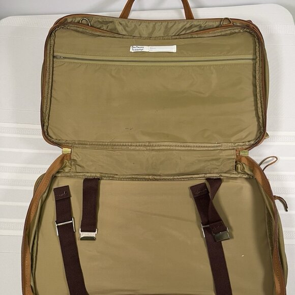 Hartmann Nylon Leather Trim Weekender Bag Luggage Garment Travel w/ Locks & Keys - Picture 9 of 13